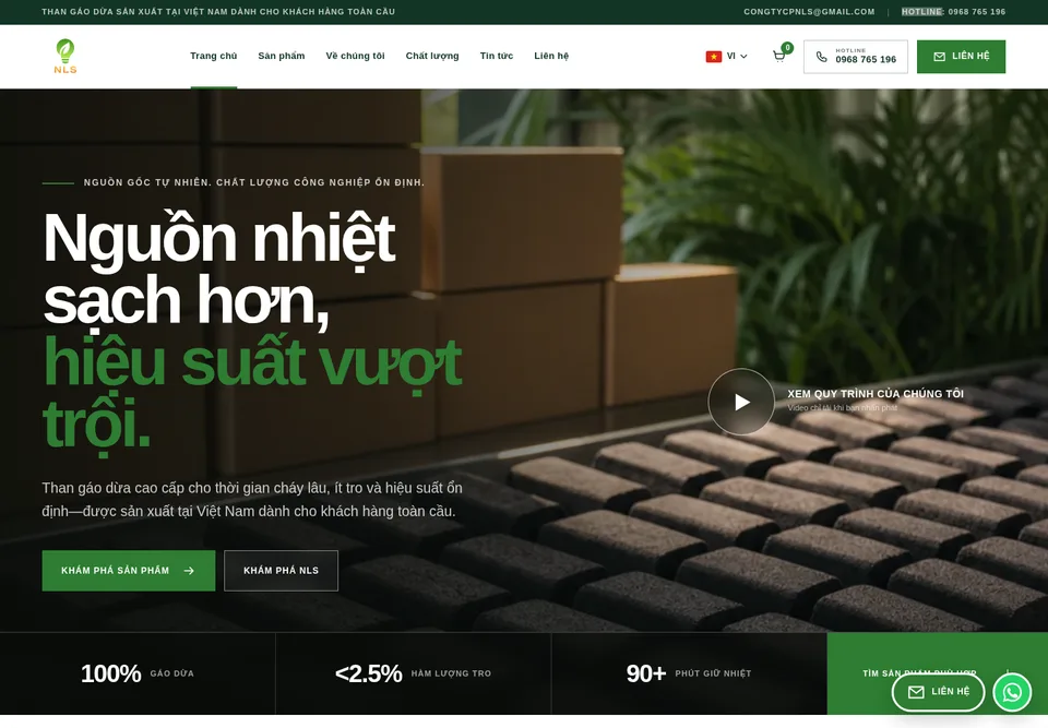 NLS JSC corporate website