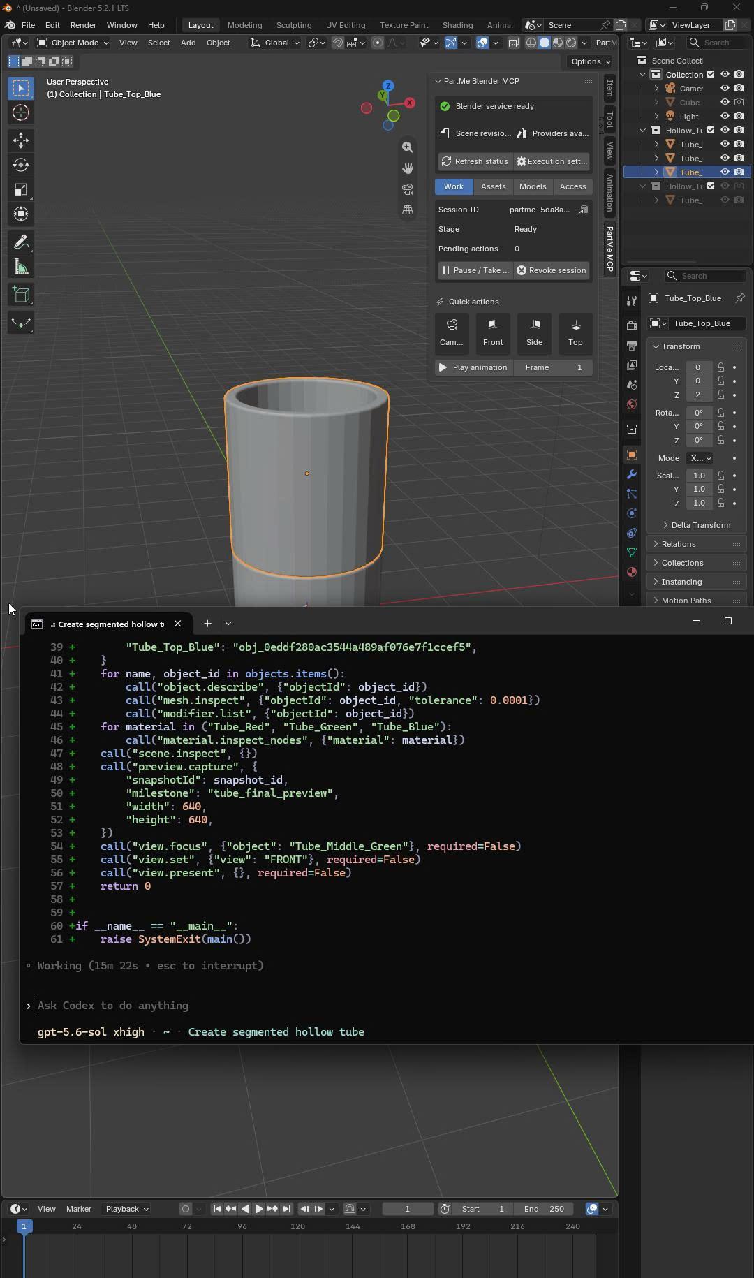 KẾT NỐI BLENDER MCP TẠO MÔ HÌNH 3D QUA CÂU LỆNH